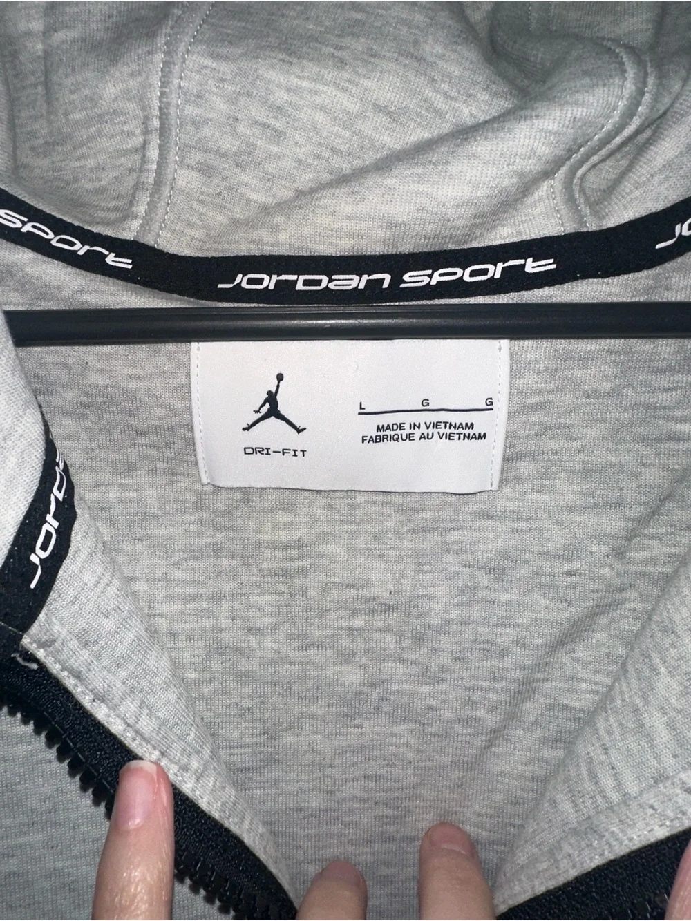 Jordan Men’s Sport Hoop Fleece Zip Sweatshirt